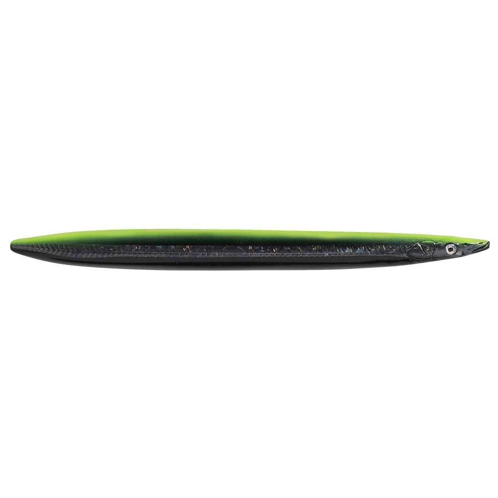 Savage Gear 3D Line Thru Sandeel - Küstenblinker 11cm - 15g - Black/Yellow/Glow - 1Stück