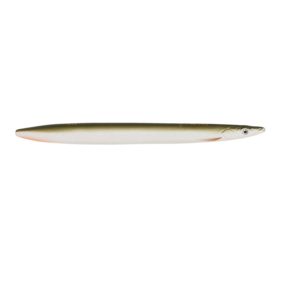 Savage Gear 3D Line Thru Sandeel - Küstenblinker 11cm - 15g - Matt White Tobis - 1Stück