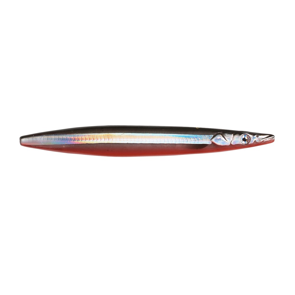 Savage Gear 3D Line Thru Sandeel - Küstenblinker 8,5cm - 11g - Black/Red/UV - 1Stück