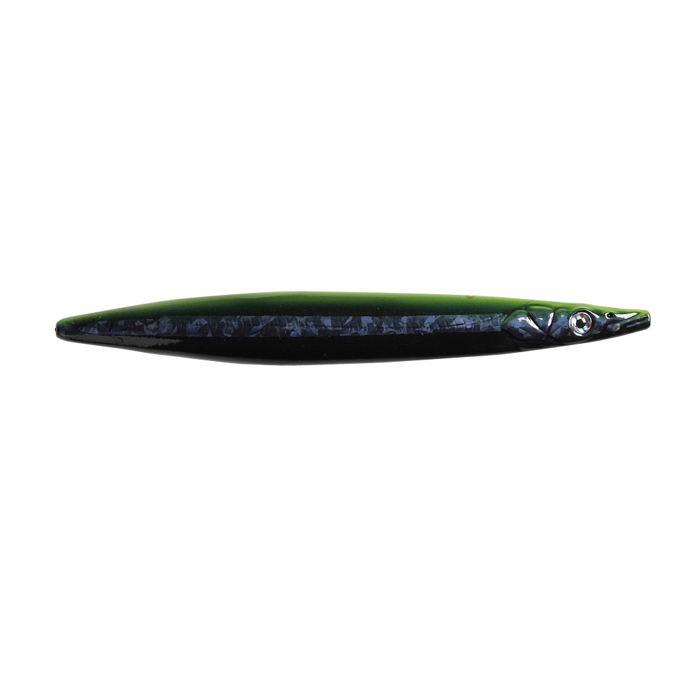 Savage Gear 3D Line Thru Sandeel - Küstenblinker 8,5cm - 11g - Black/Yellow/Glow - 1Stück