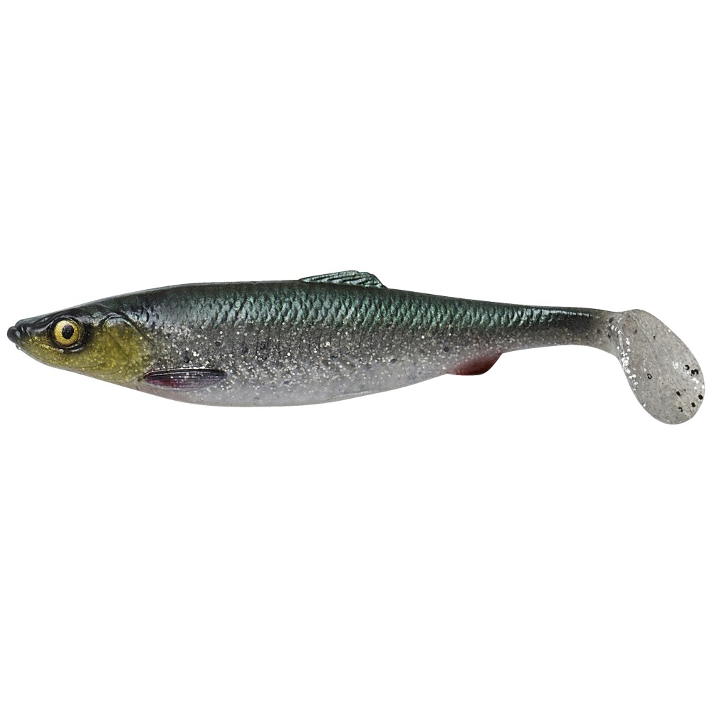 Savage Gear LB 4D Herring Shad Gummifisch 16cm - 28g - Green/Silver - 1Stück