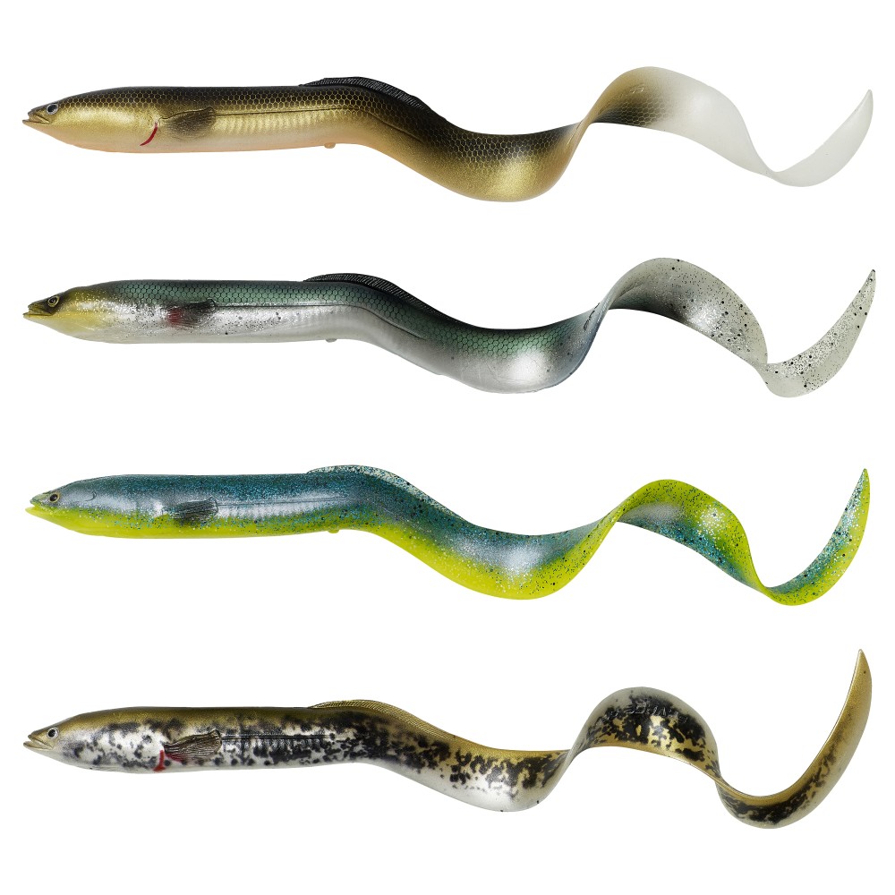Savage Gear LB Real Eel Twister-Shad 15cm - 12g - Dirty Eel - 1Stück
