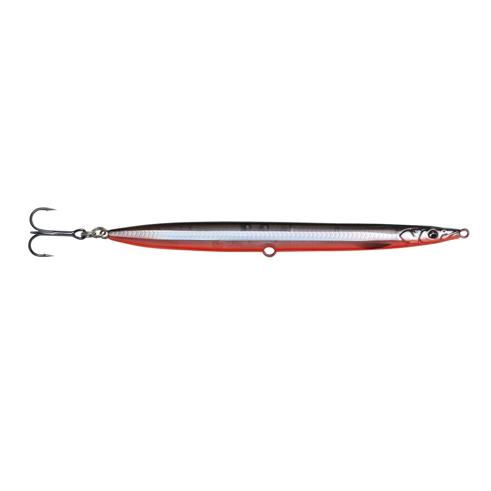 Savage Gear Sandeel Pencil - Küstenwobbler 12,5cm - 19g - Black & Red UV - 1Stück