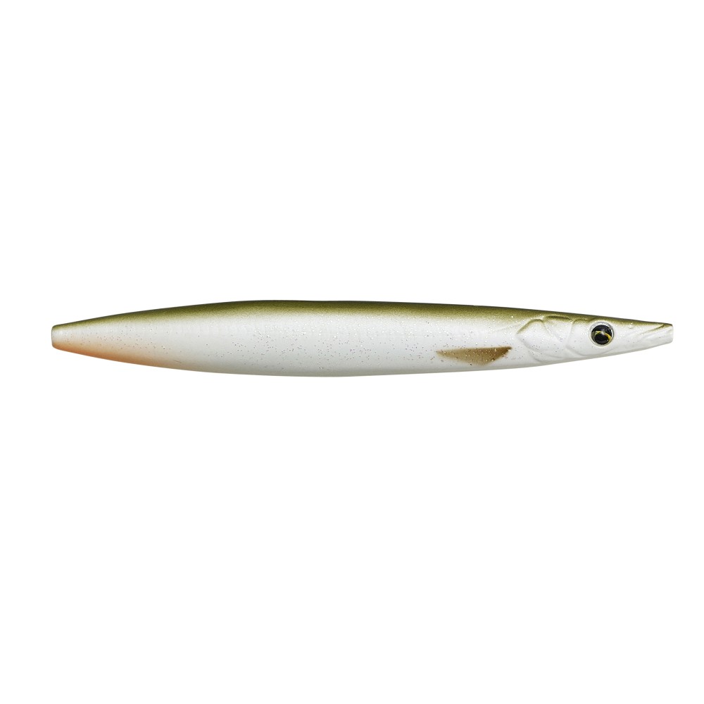 Savage Gear 3D Line Thru Sandeel - Küstenblinker 8,5cm - 11g - Matt White Tobis - 1Stück