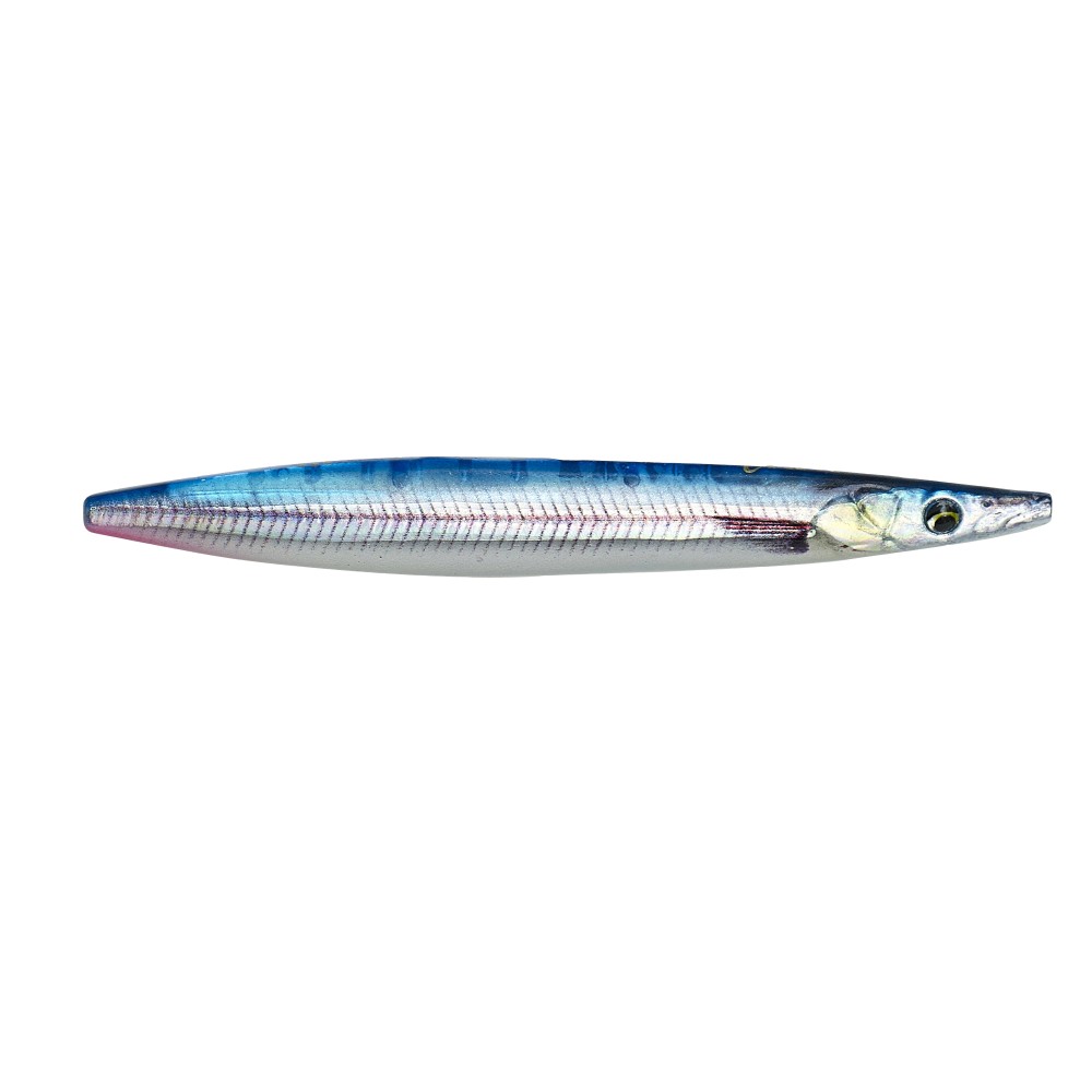 Savage Gear 3D Line Thru Sandeel - Küstenblinker 8,5cm - 11g - Blue/Silver UV - 1Stück