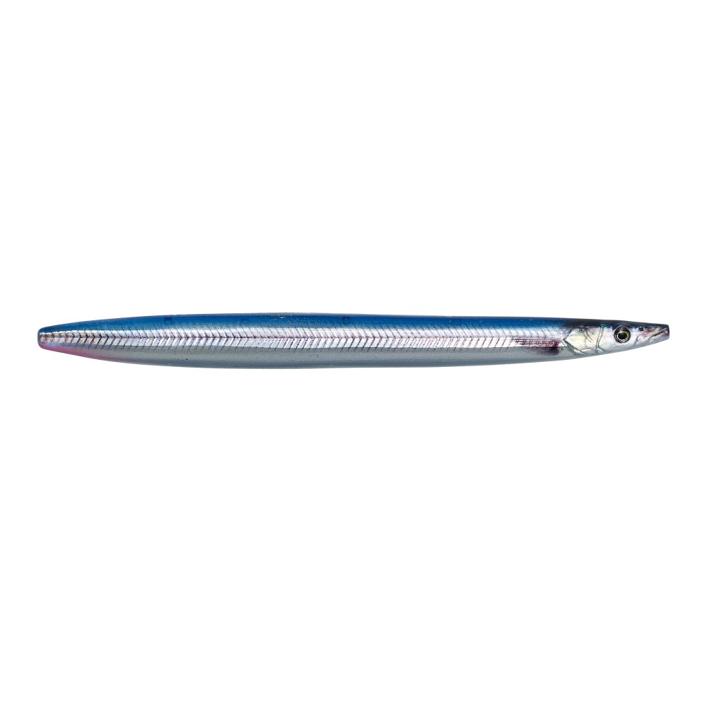 Savage Gear 3D Line Thru Sandeel - Küstenblinker 12,5cm - 19g - Blue/Silver UV - 1Stück