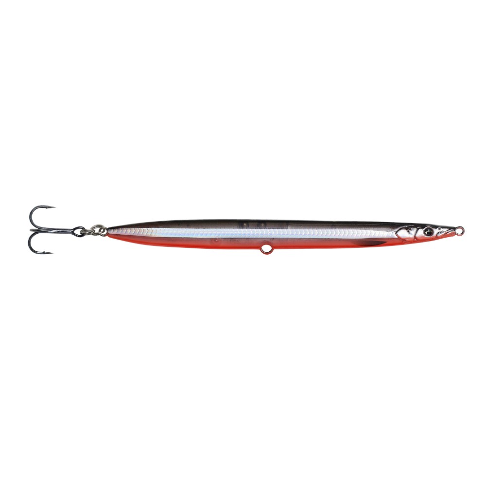 Savage Gear Sandeel Pencil Küstenwobbler 9cm - 13g - Black & Red UV - 1Stück