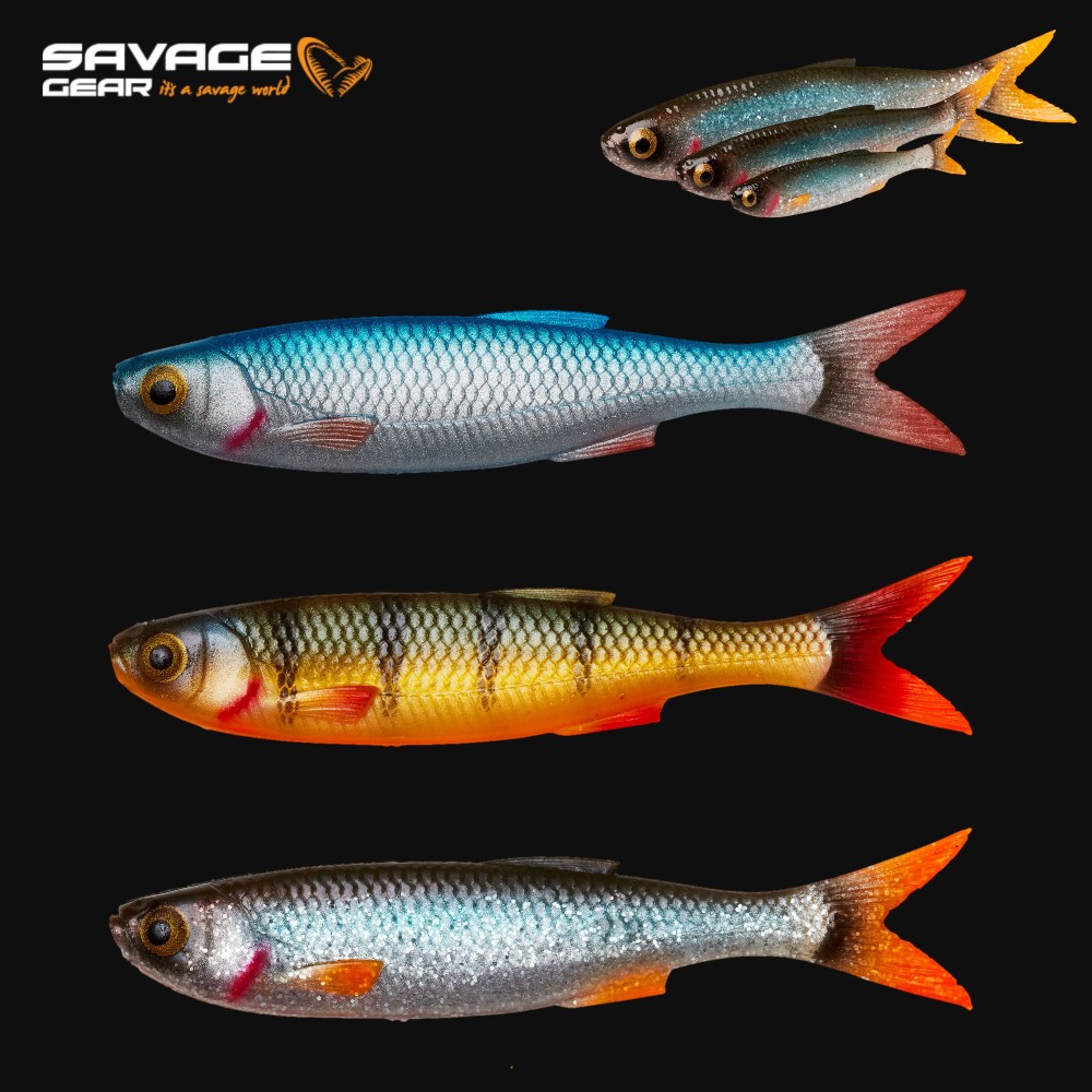 Savage Gear Craft Dying Minnow - Gummifisch 5,5cm - 0,7g - Roach - 5Stück
