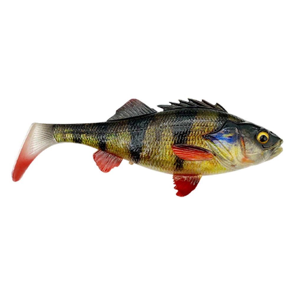 Savage Gear 4D Perch Shad Gummifisch 1Stück - 12,5cm - Perch