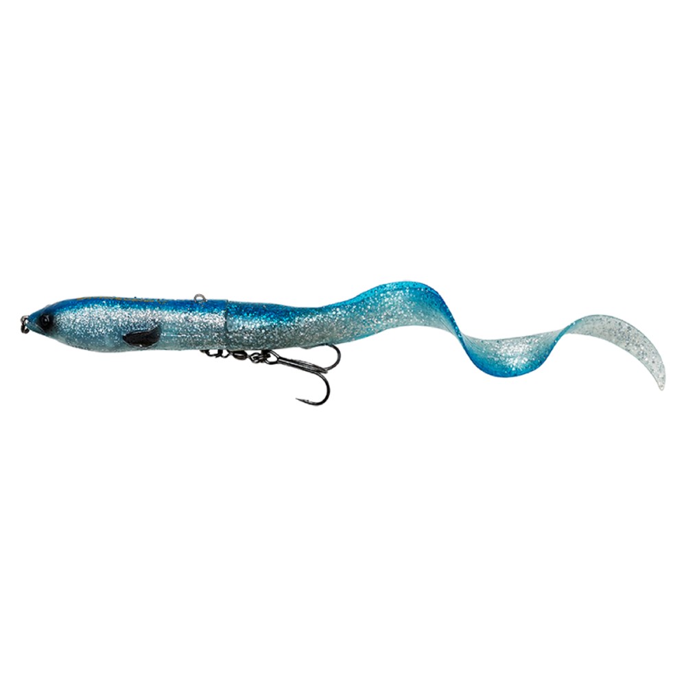 Savage Gear 3D Hard Eel 2 + 1 Swimbait 17cm - 50g - Blue Silver - 2 + 1Stück