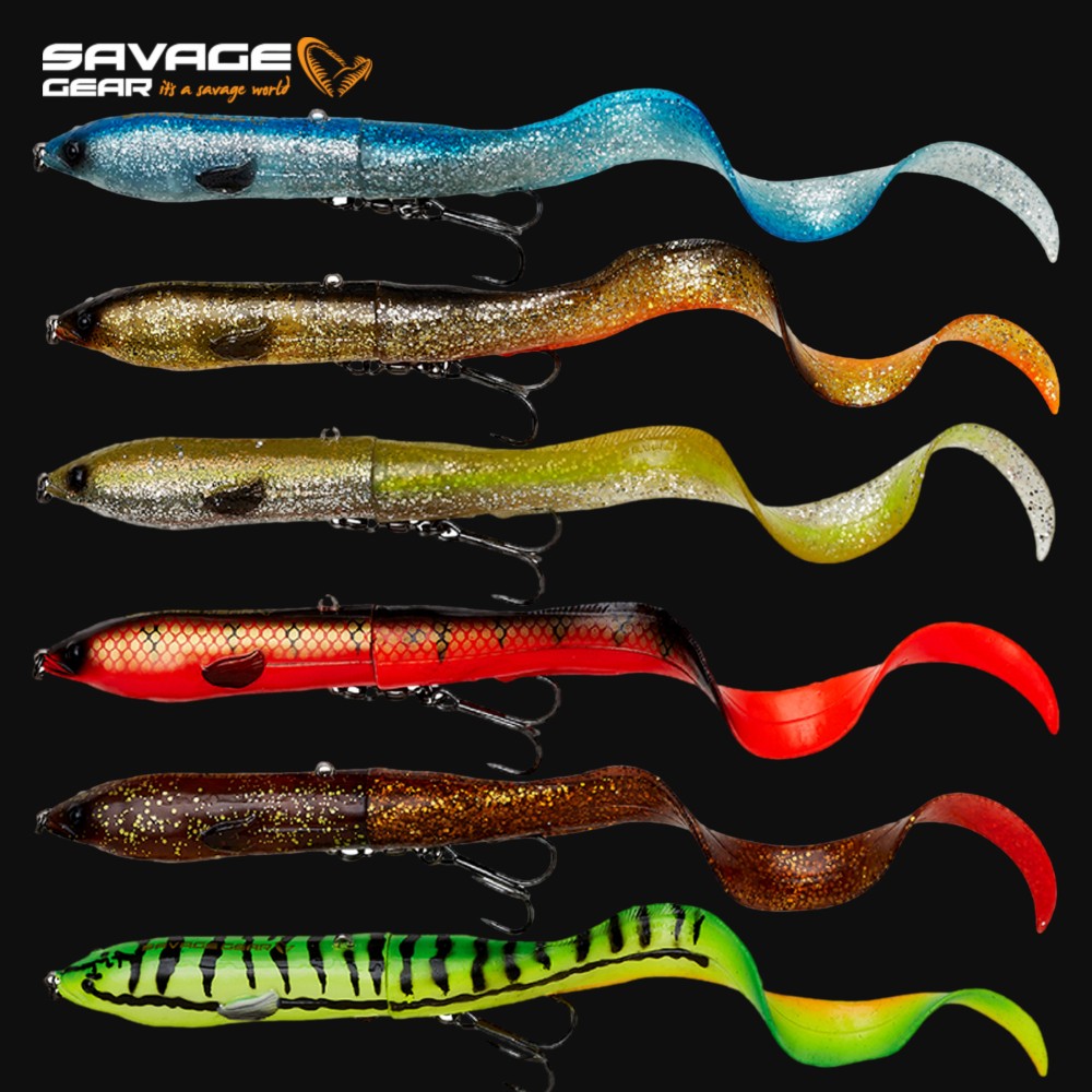 Savage Gear 3D Hard Eel 2 + 1 Swimbait 17cm - 50g - Blue Silver - 2 + 1Stück