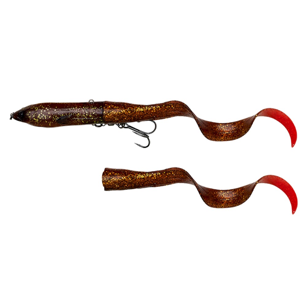Savage Gear 3D Hard Eel 2 + 1 17cm - 50g - Motor Hot Tail - 2 + 1Stück