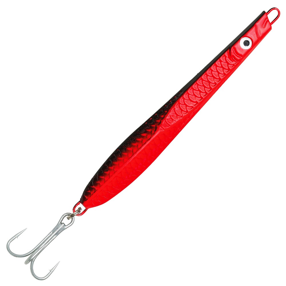 Kinetic Twister Sister - Lead Free Pilker 200g - Black/Red