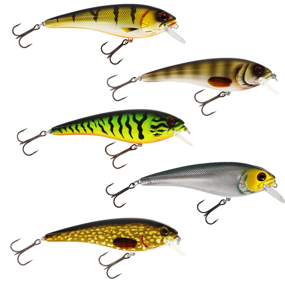 Westin RawBite - Hecht Wobbler 11cm - Crystal Perch - 26g - 1 Stück