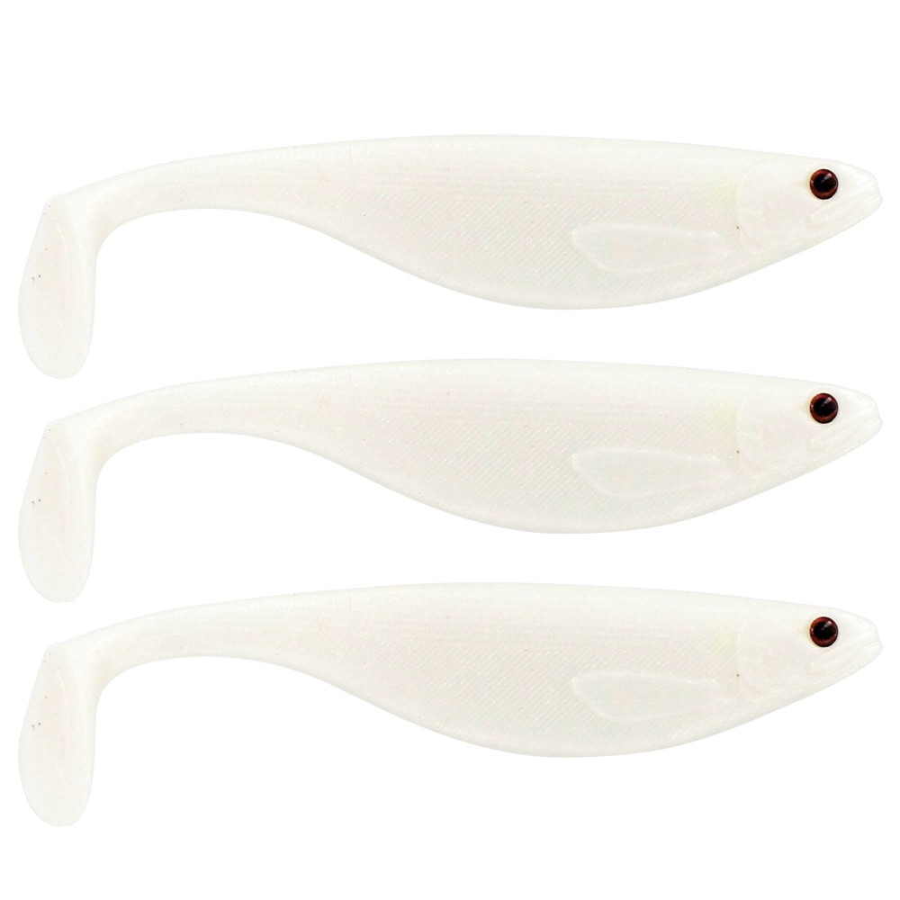 Westin ShadTeez Gummifische 9cm - Pearl - 7g - 3 Stück