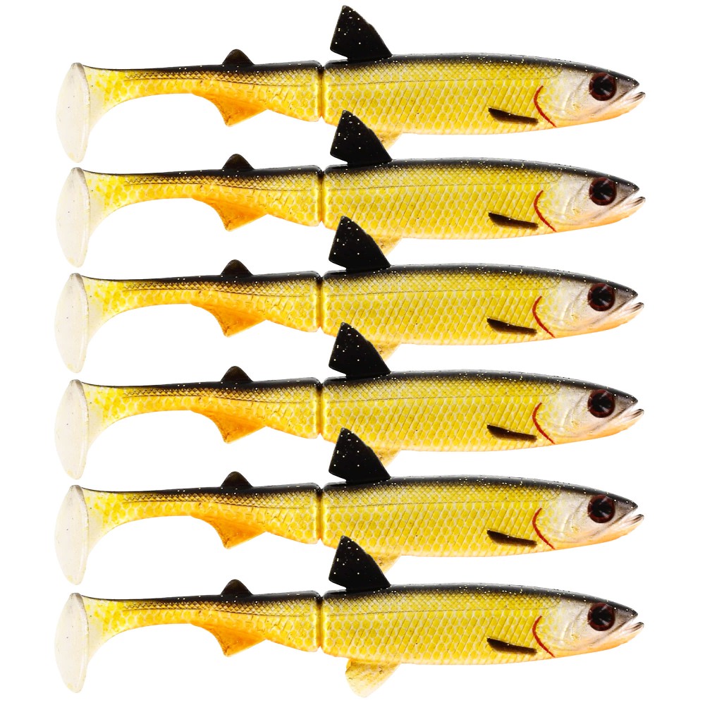 Westin HypoTeez Shadtail - Gummifisch 9cm - Official Roach - 5g - 6 Stück