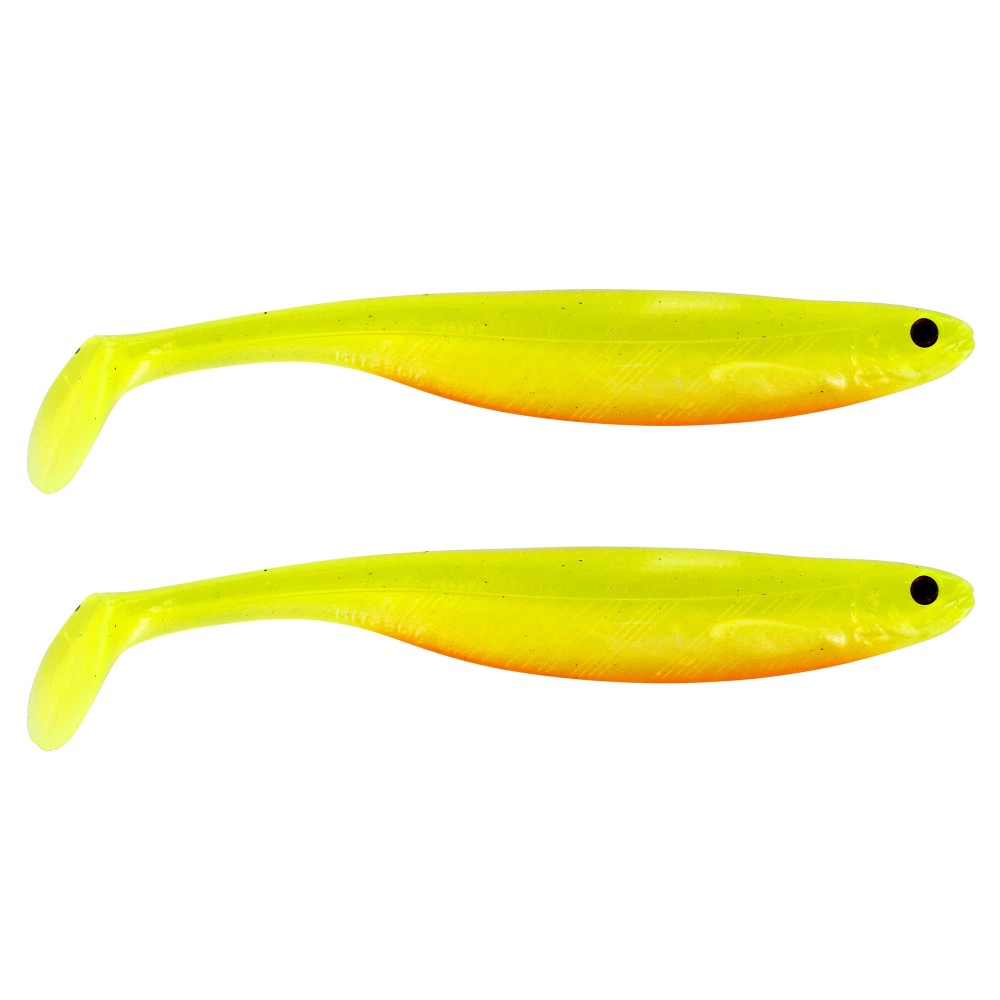 Westin ShadTeez Slim Gummifische 14cm - UV Slime Curd - 17g - 2 Stück