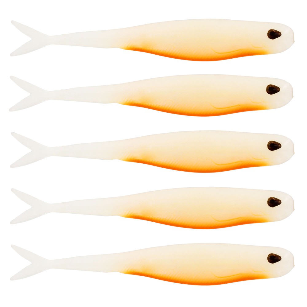 Westin MiniTeez - No Action Shad 13cm - Orange Snow - 11g - 5 Stück