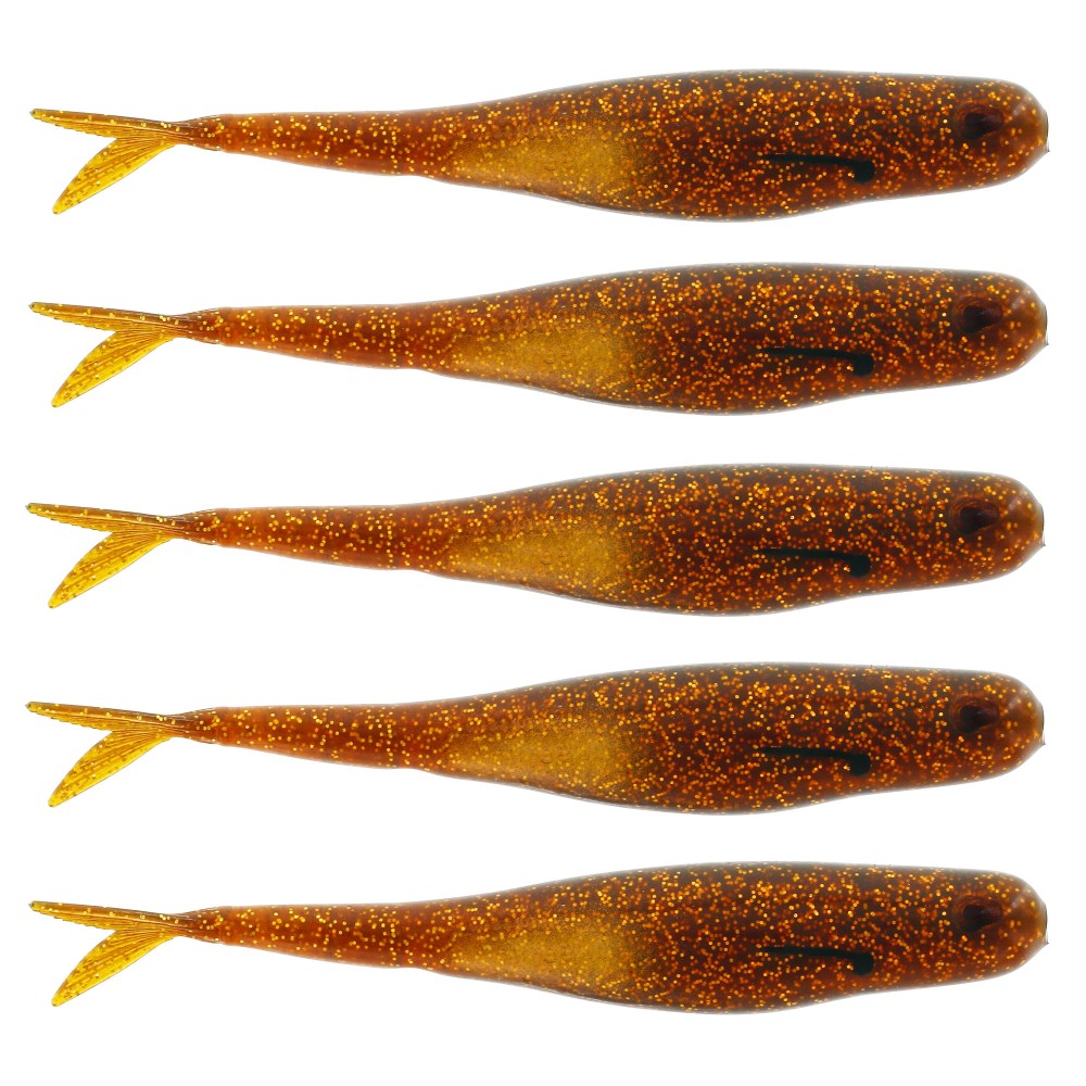 Westin MiniTeez - No Action Shad 13cm - Motoroil - 11g - 5 Stück