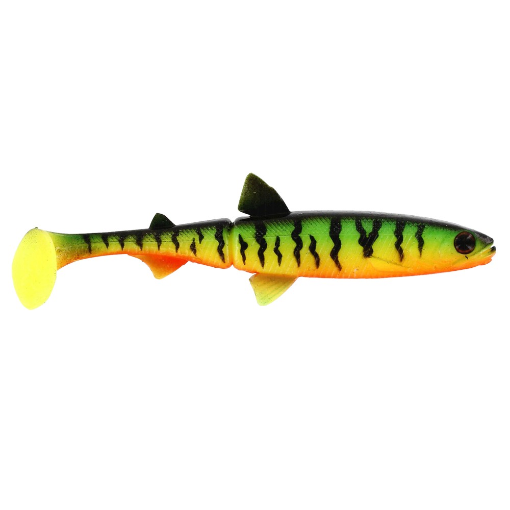 Westin HypoTeez Shadtail - Gummifisch 6.5cm - Crazy Firetiger - 2g - 6 Stück
