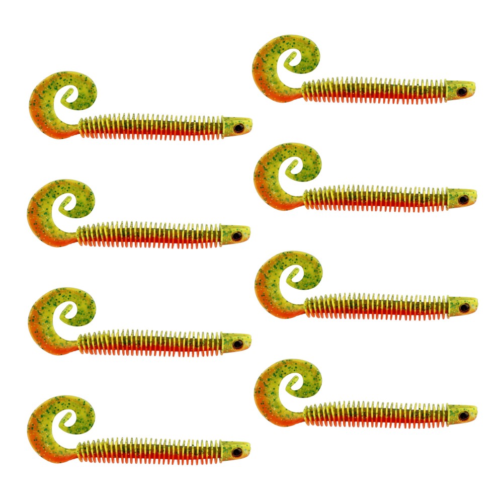 Westin RingTeez Creature Bait 10cm - Green Tomato - 4g - 8 Stück