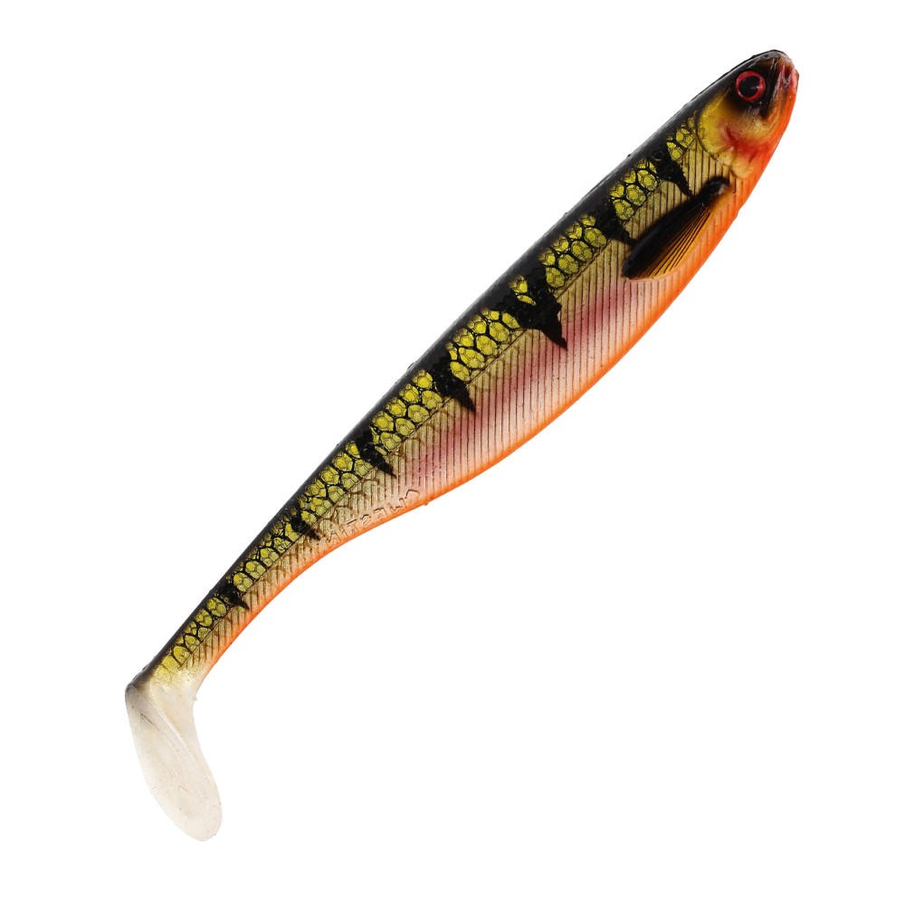 Westin ShadTeez Slim Gummifische 10cm - Bling Perch - 6g - 3 Stück