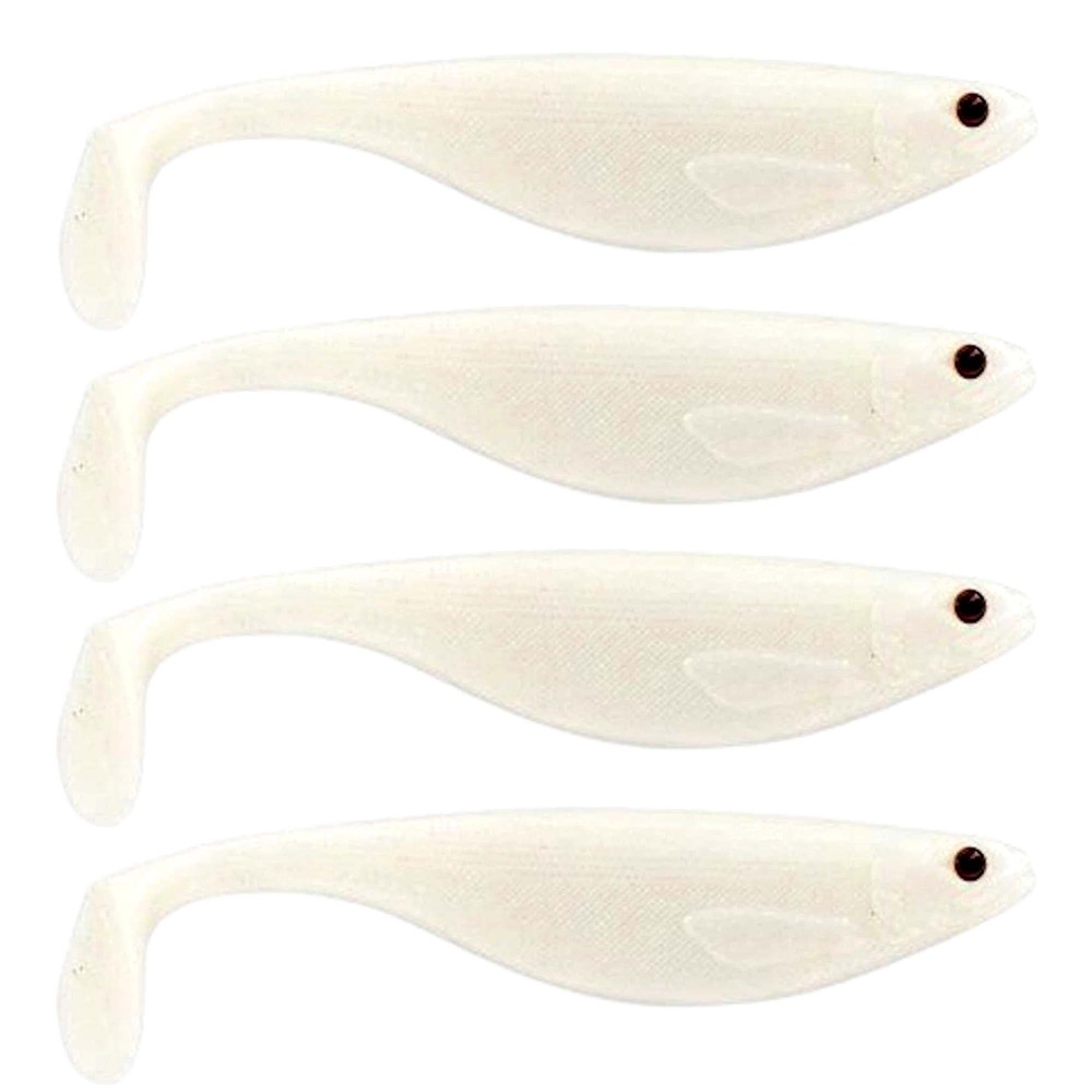 Westin ShadTeez Gummifische 7cm - Pearl - 4g - 4 Stück