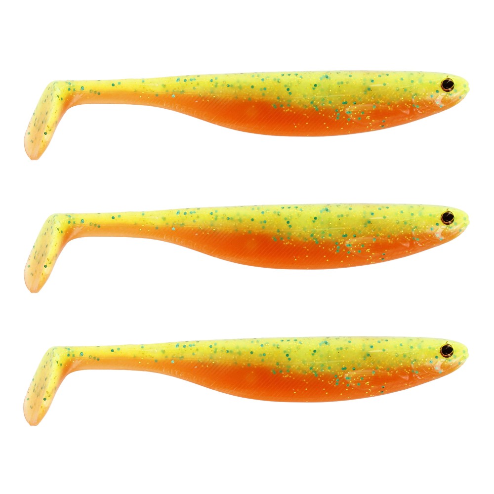 Westin ShadTeez Slim Gummifische 10cm - Green Tomato - 6g - 3 Stück