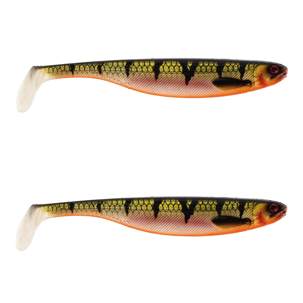 Westin ShadTeez Slim Gummifische 14cm - Bling Perch - 17g - 2 Stück