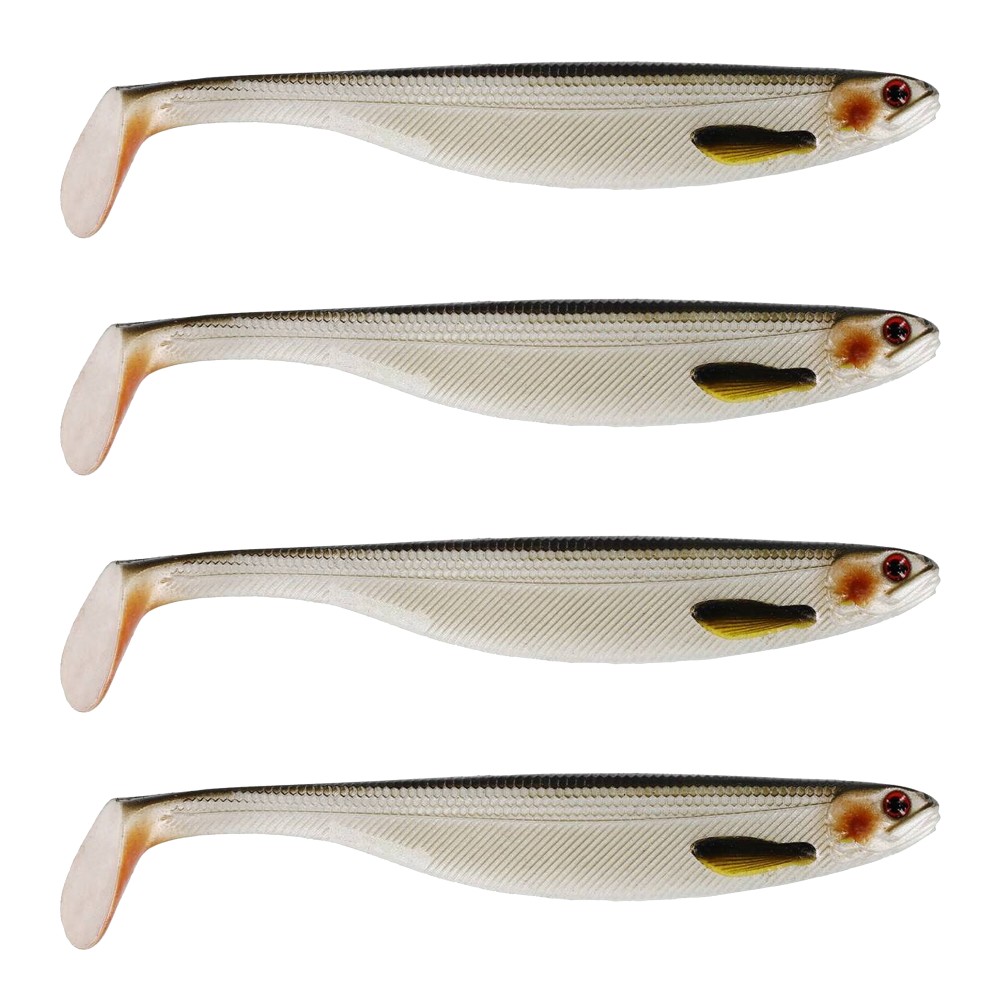 Westin ShadTeez Slim Gummifisch 7.5cm - Lively Roach - 3g - 4 Stück
