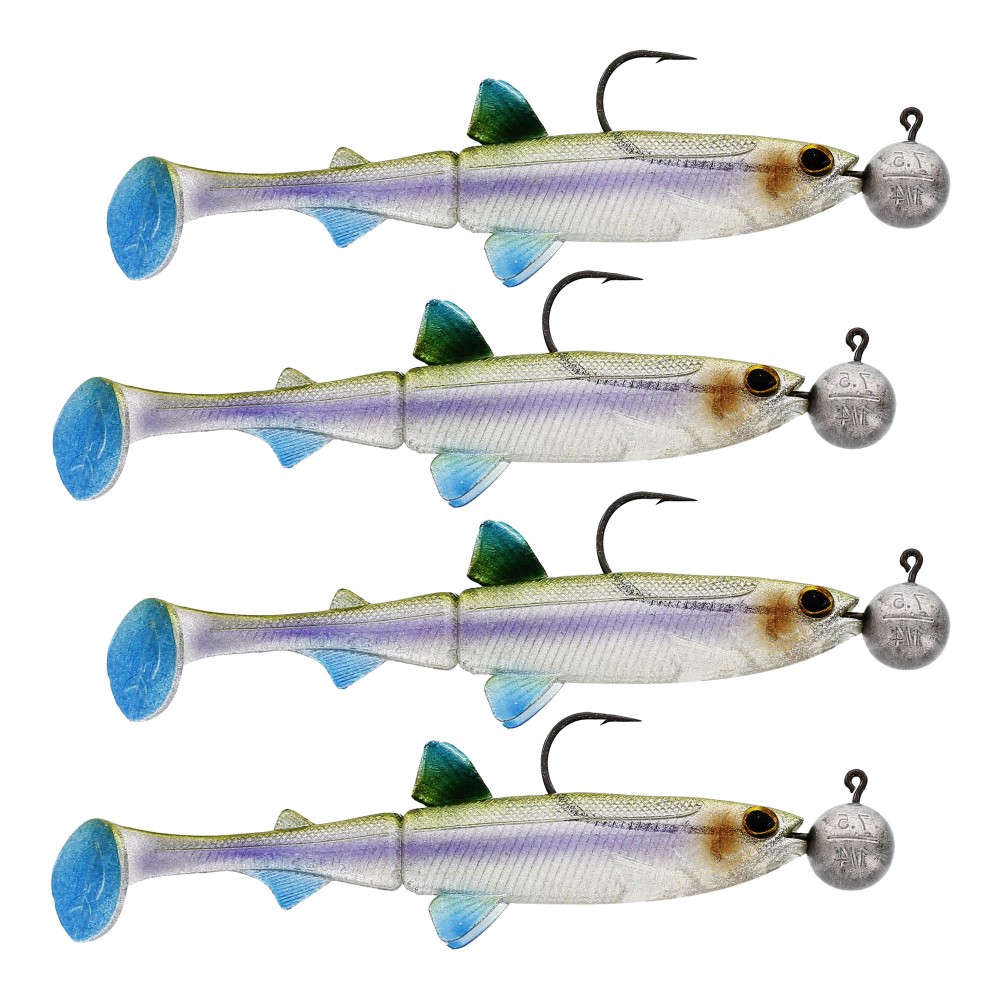 Westin Hypoteez Rigged N´Ready 9cm - Smelt - 7.5g - 4 Stück