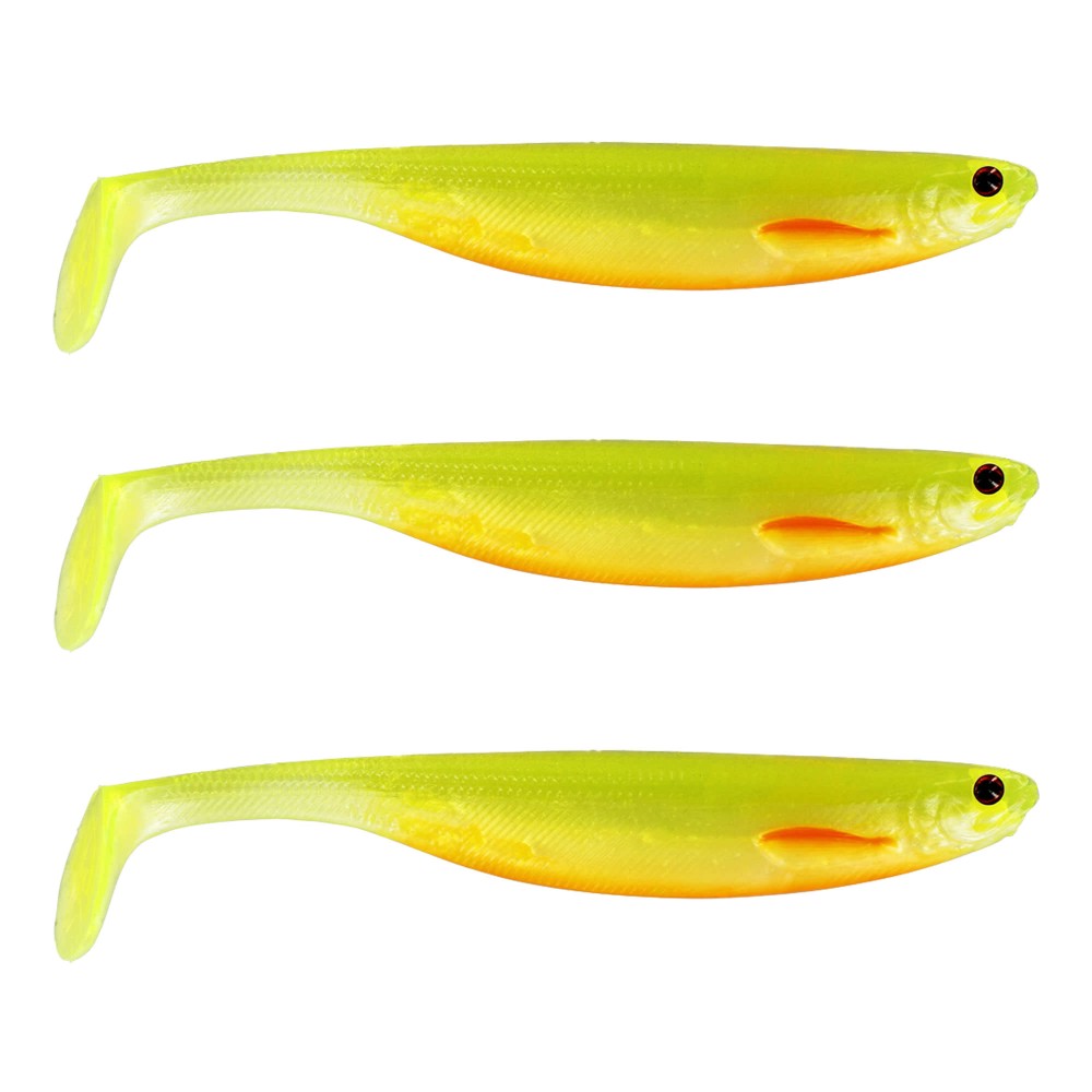 Westin ShadTeez Slim Gummifische 10cm - Slime Curd - 6g - 3 Stück