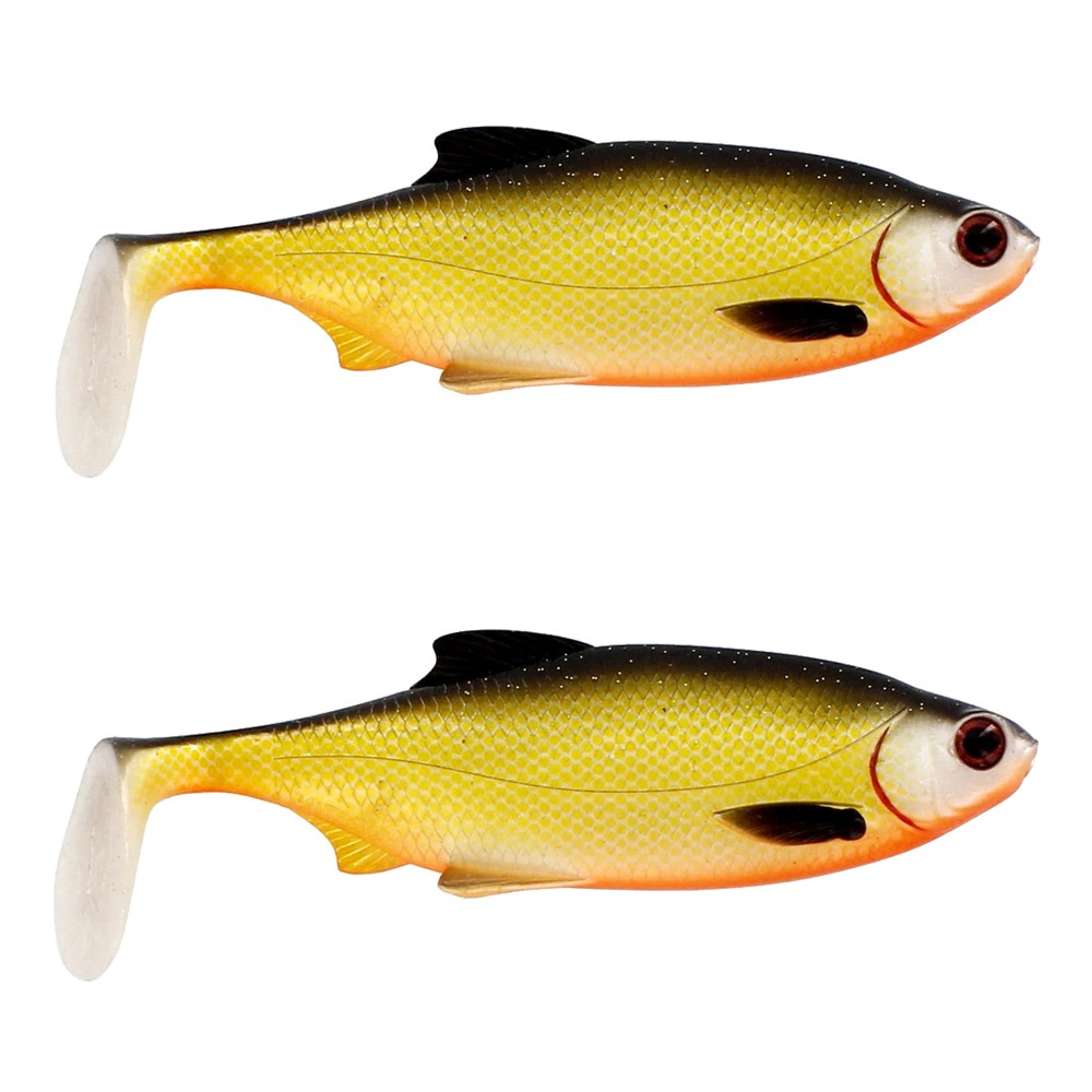 Westin Ricky the Roach Shadtail - Gummifisch 10cm - Official Roach - 14g - 2 Stück