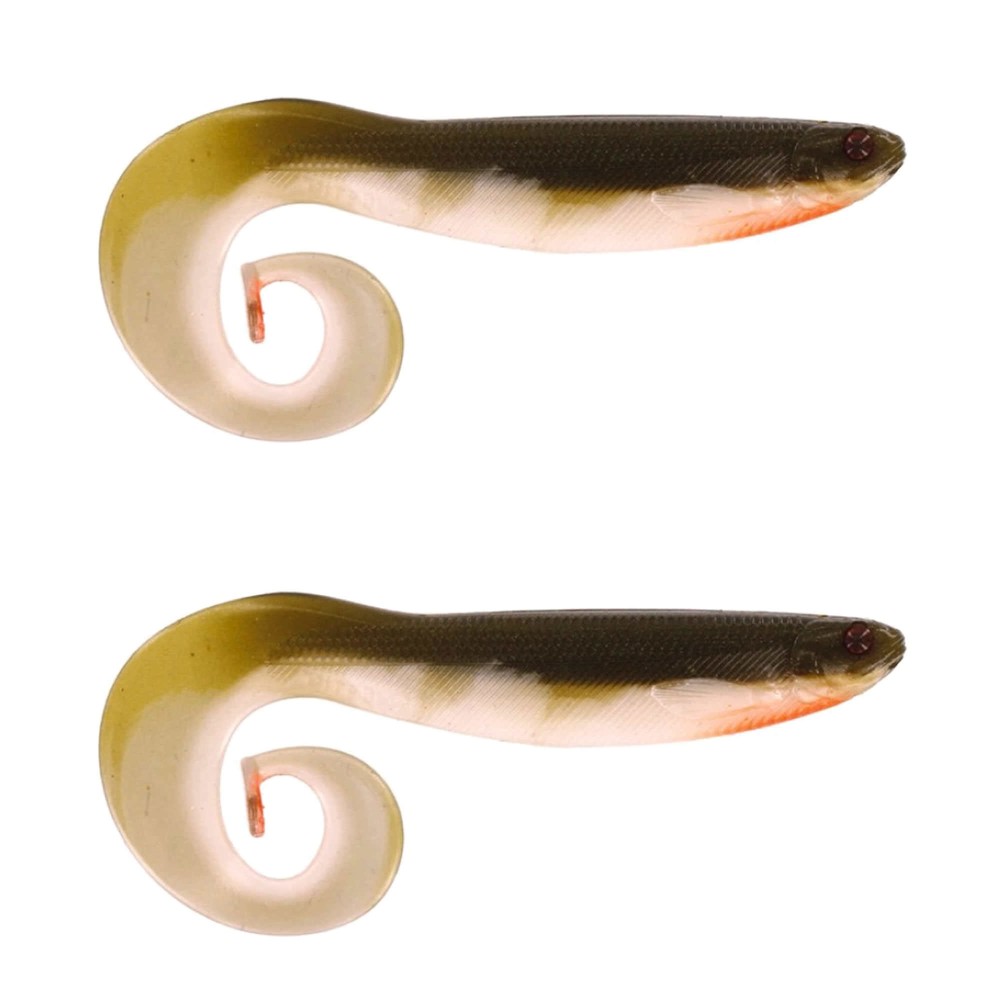 Westin CurlTeez - Barsch Köder 8.5cm - Bass Orange - 6g - 2 Stück