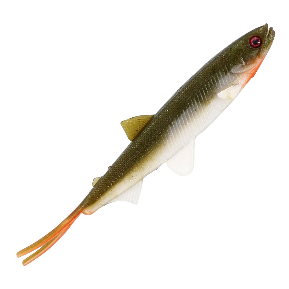 Westin HypoTeez V-Tail No Action Shad 10cm - Bass Orange - 5g - 3 Stück