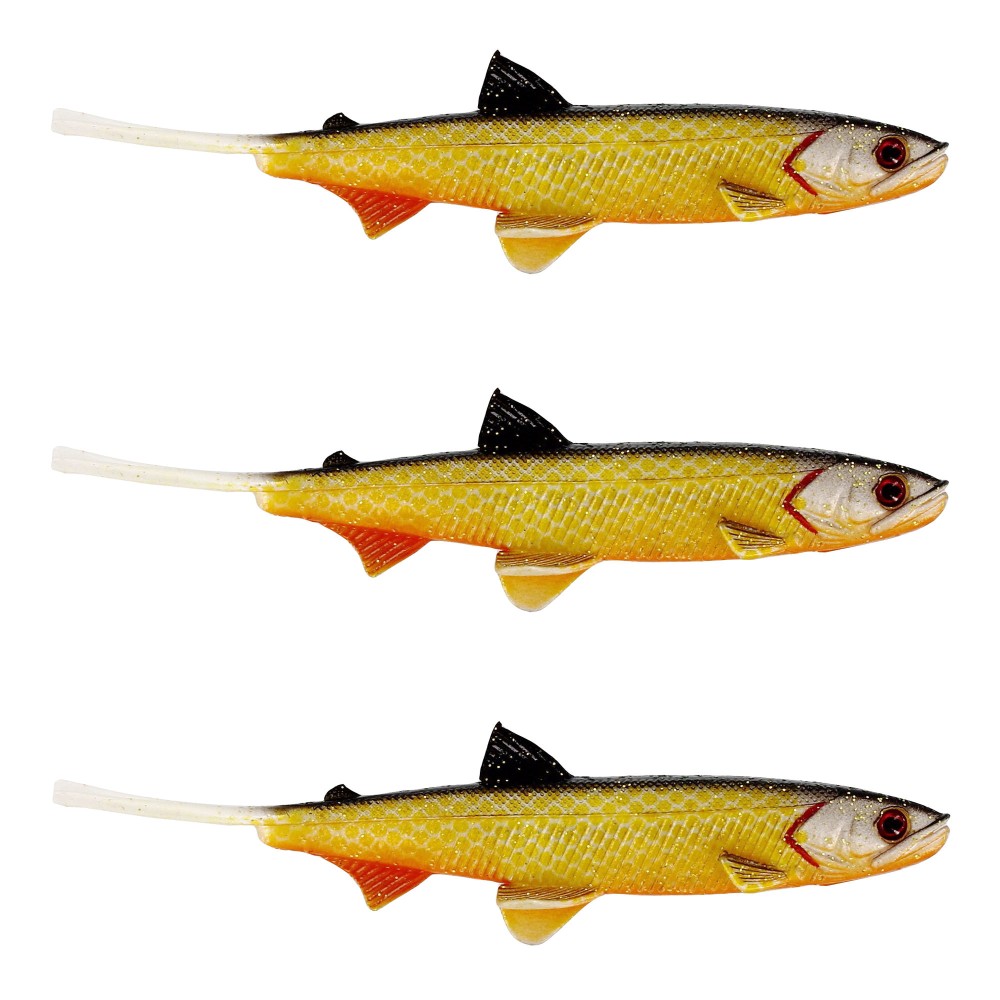 Westin HypoTeez V-Tail No Action Shad 10cm - Official Roach - 5g - 3 Stück