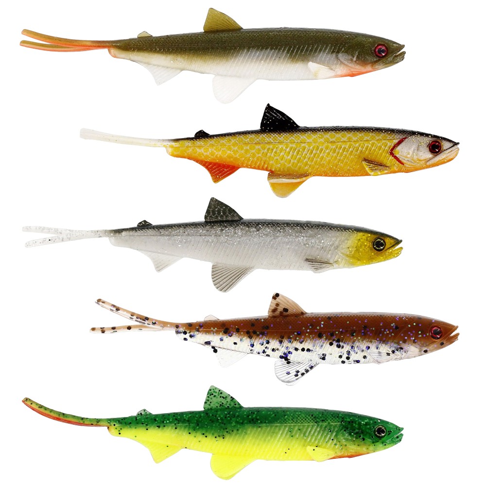 Westin HypoTeez V-Tail - No Action Shad 10cm - Official Roach - 5g - 3 Stück