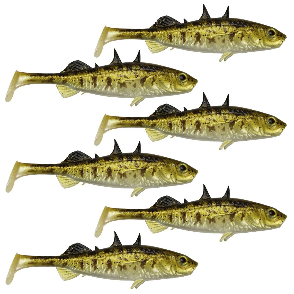 Westin Stanley the Stickleback - Gummifisch 5.5cm - Stickleback - 1.5g - 6 Stück