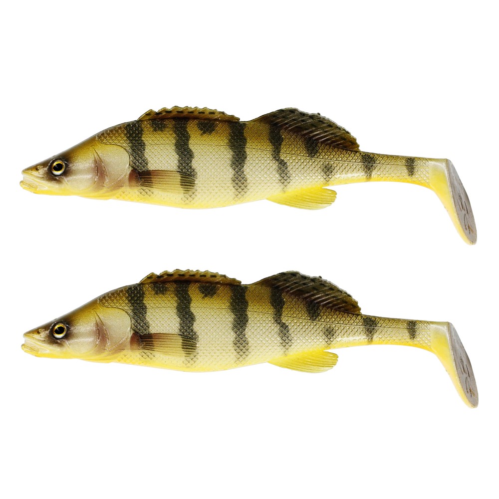 Westin ZanderTeez Shadtail 8.5cm - Volga Zander - 6g - 2 Stück