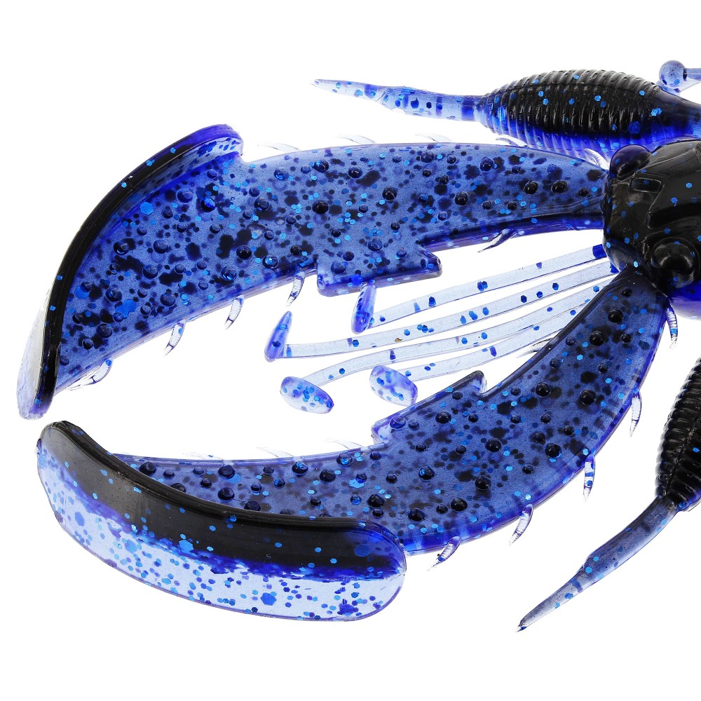 Westin CreCraw Creaturebait 10cm - Black/Blue - 12g - 4Stück