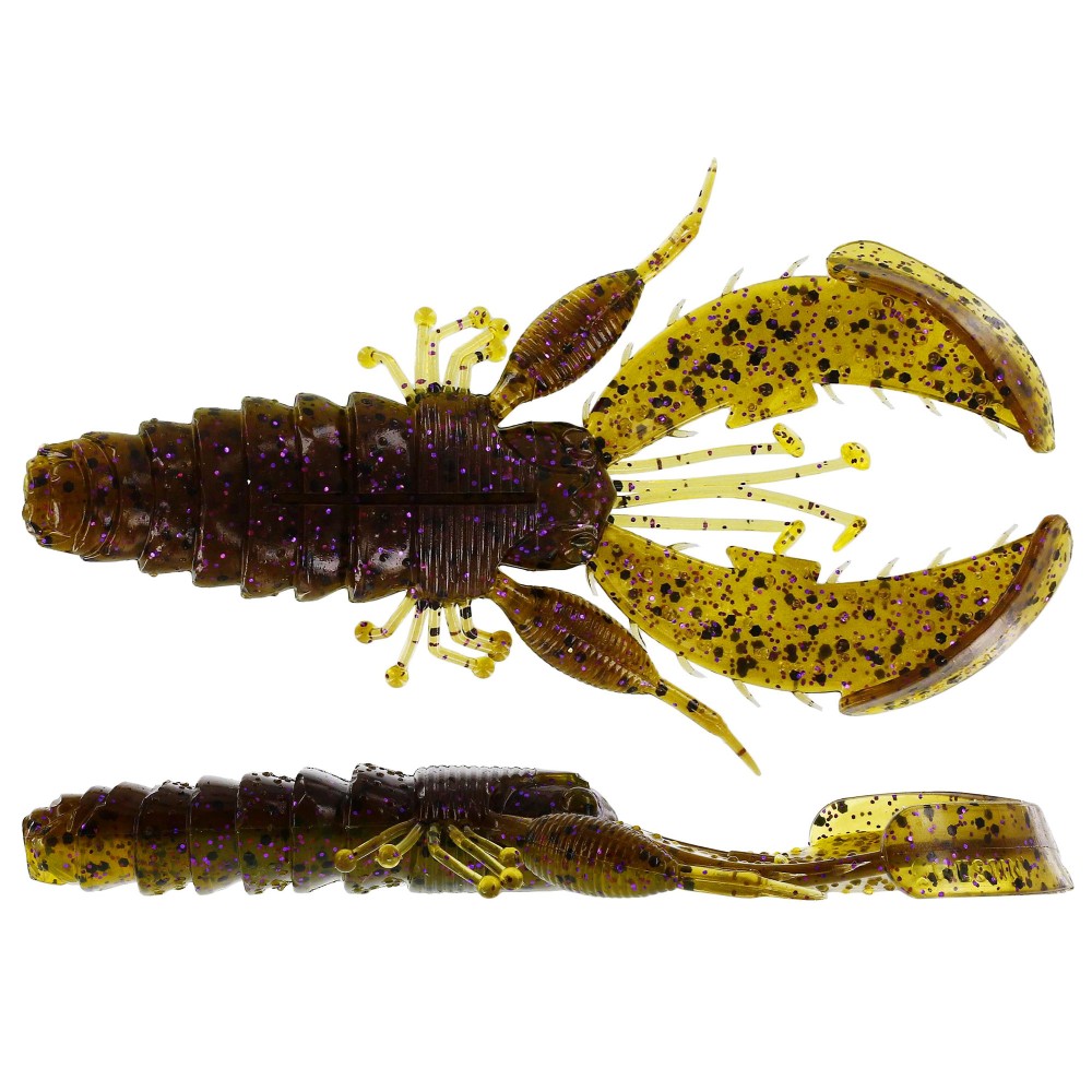Westin CreCraw - Creaturebait Green Pumpkin Purple - 10cm - 12g - 4Stück