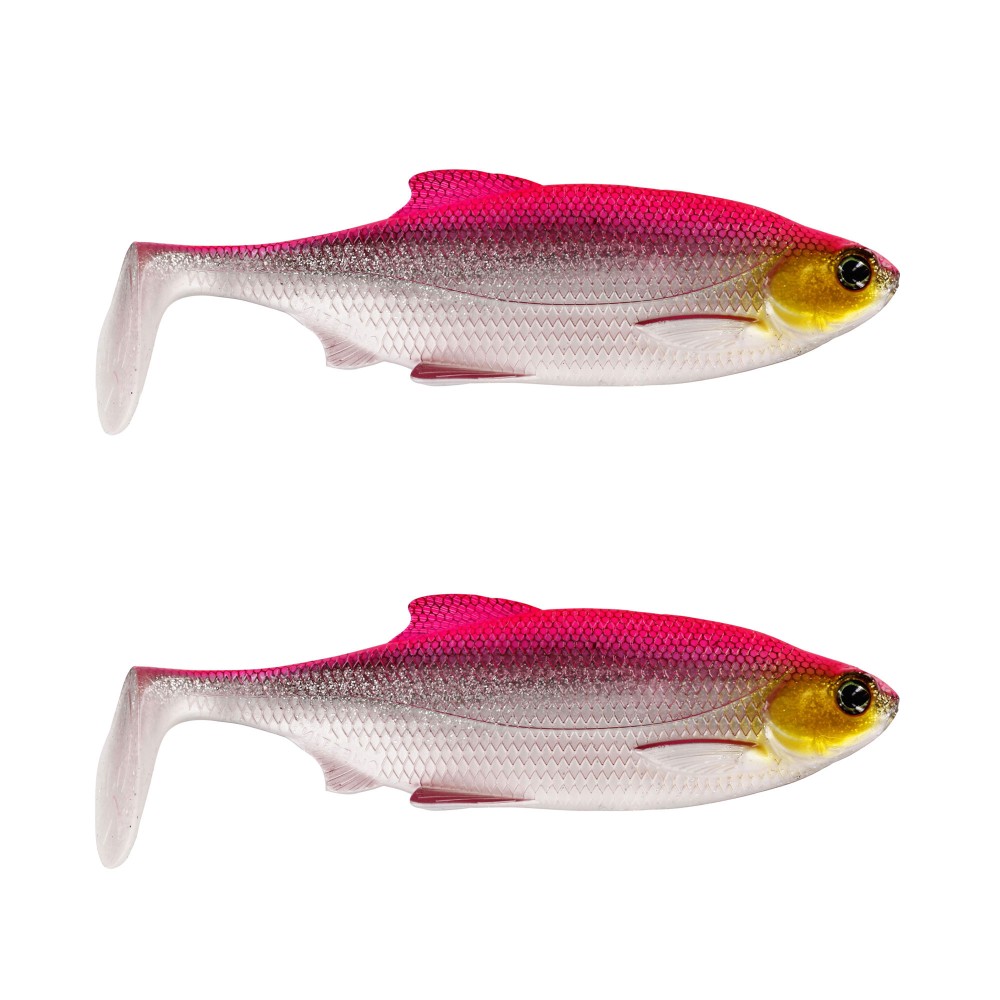 Westin Ricky the Roach Shadtail - Gummifisch 10cm - Pink Headlight - 14g - 2 Stück