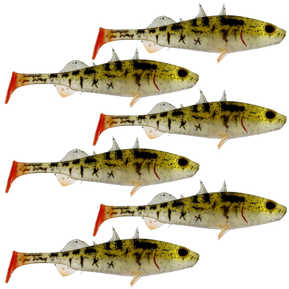 Westin Stanley the Stickleback Gummifisch 7.5cm - Pearl Stickleback - 4g - 6 Stück