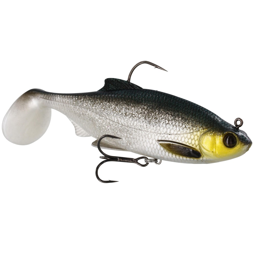 Westin Ricky The Roach Shadtail R2F - vormontierter Gummifisch Real Roach - 14cm - 57g - 1 Stück