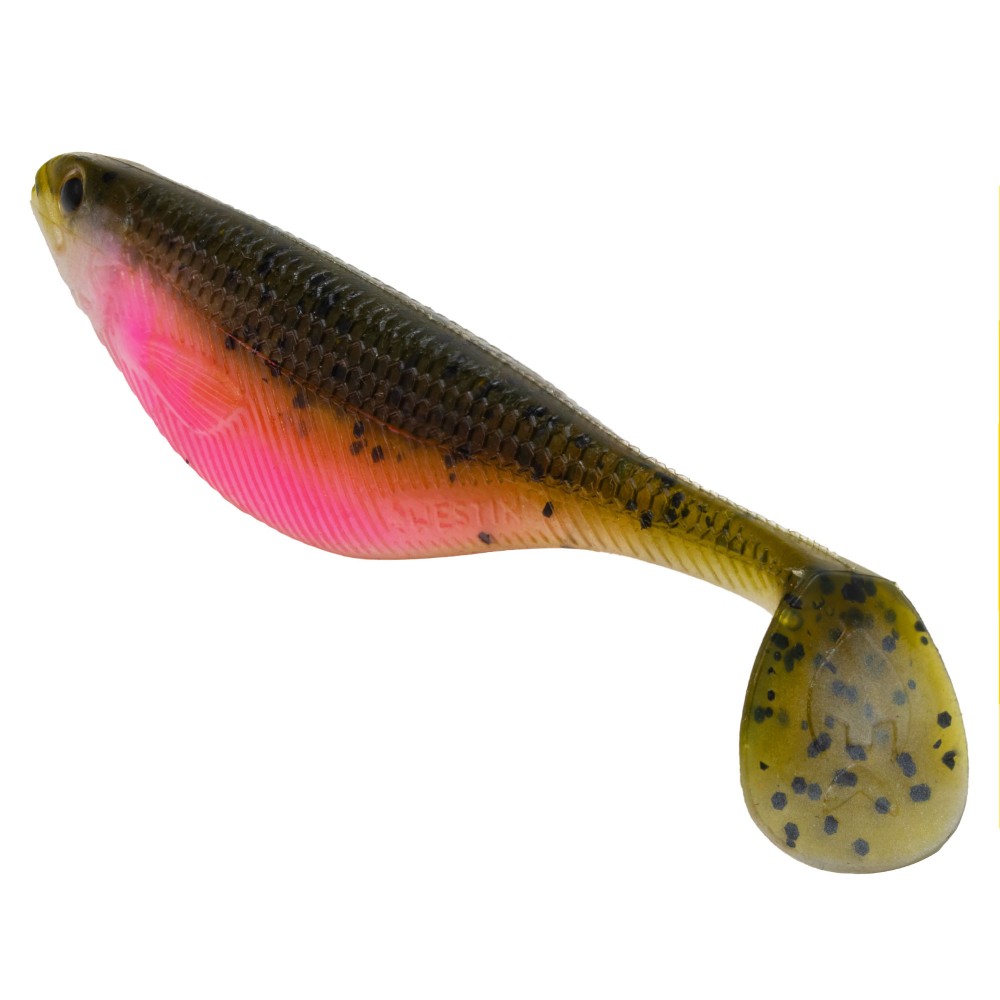 Westin ShadTeez AD-Spezial - Sonderfarbe 9cm - Brown Pumpkin Pink - 7g - 3 Stück