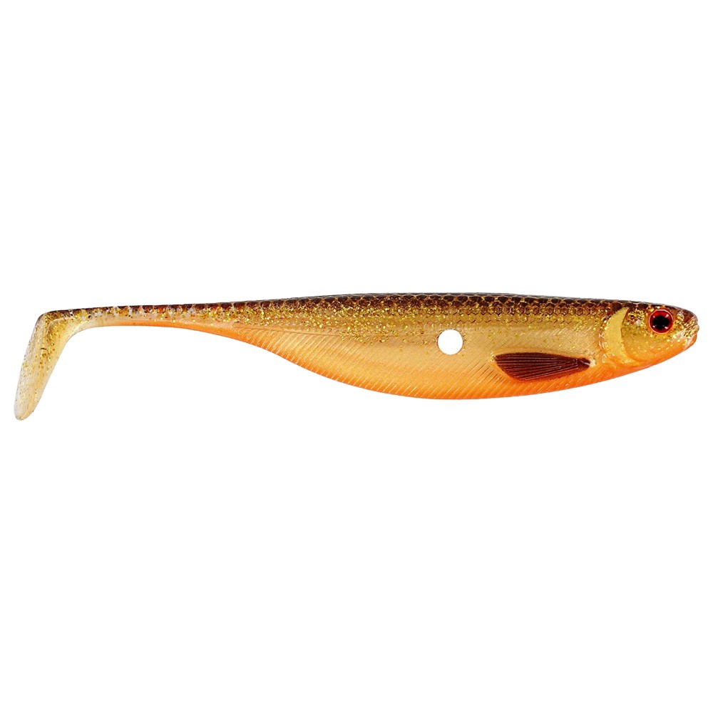 Westin ShadTeez Hollow Gummifisch 8cm - Gold Rush - 4g - 3 Stück