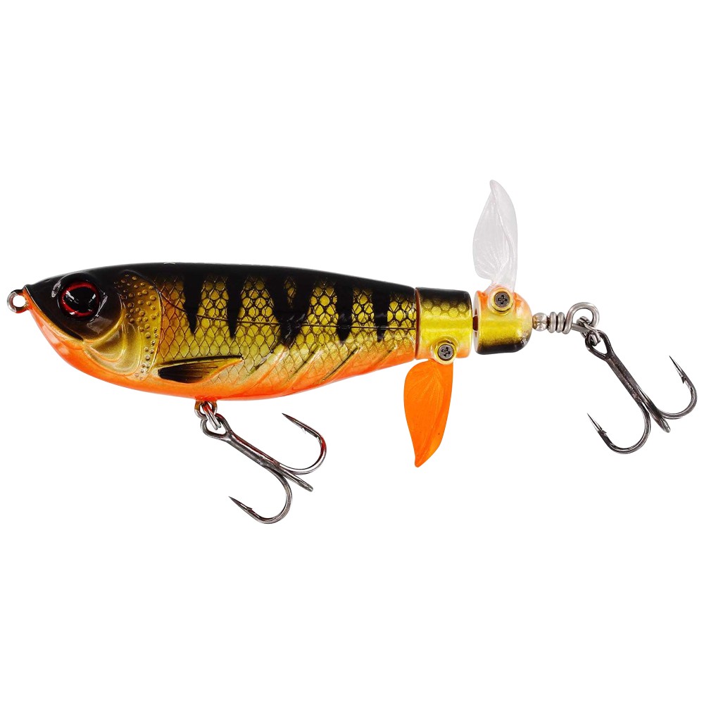 Westin Spot-On Twin Turbo - Oberflächenköder 9cm - Bling Perch - 19g - 1 Stück