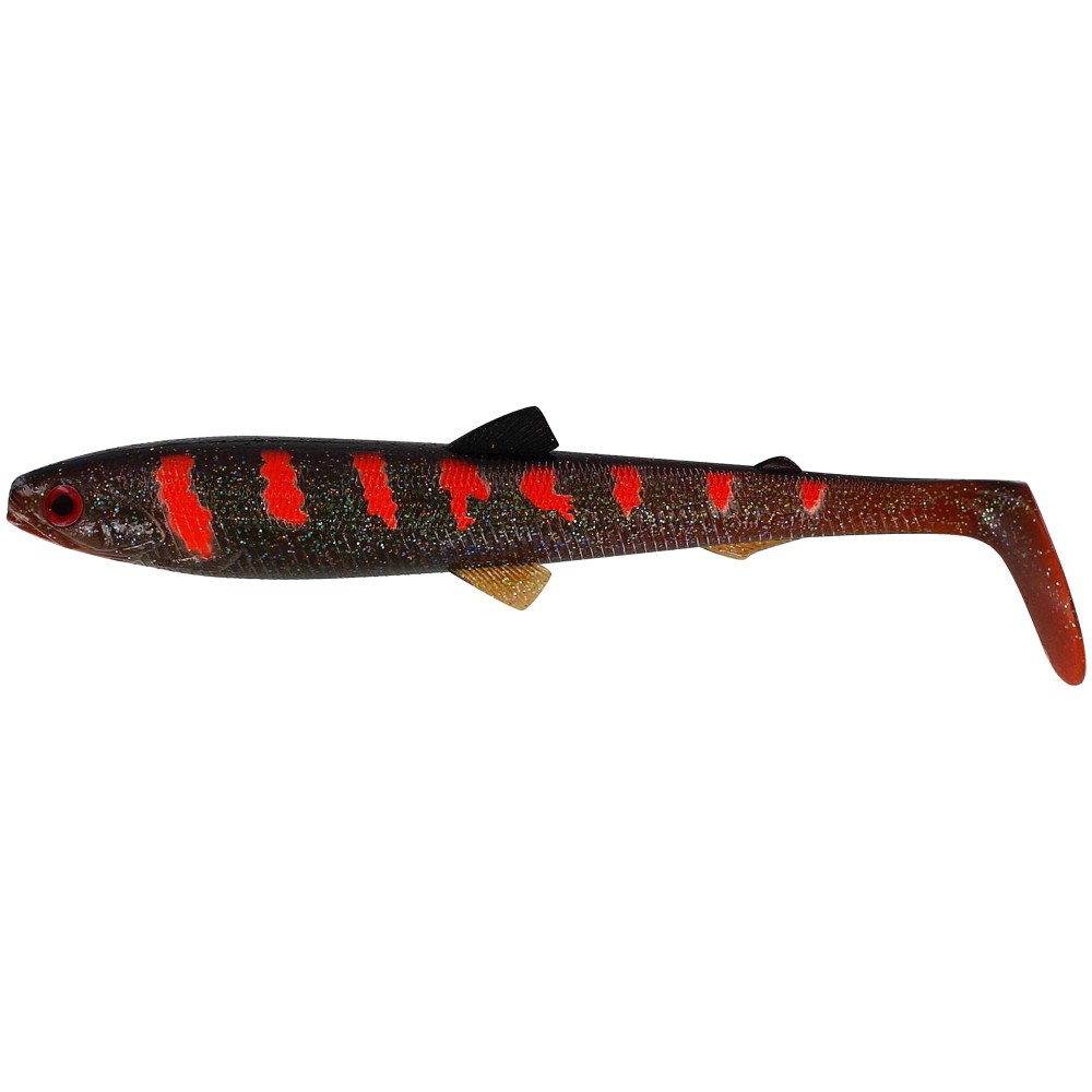 Westin BullTeez Gummifische 24cm - 107g - Motoroil Blood
