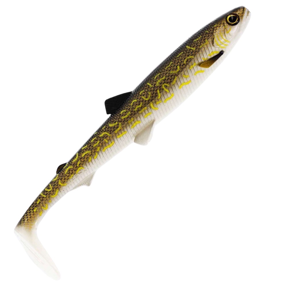 Westin BullTeez Shadtail - Gummifisch Natural Pike - 24cm - 107g - 1 Stück