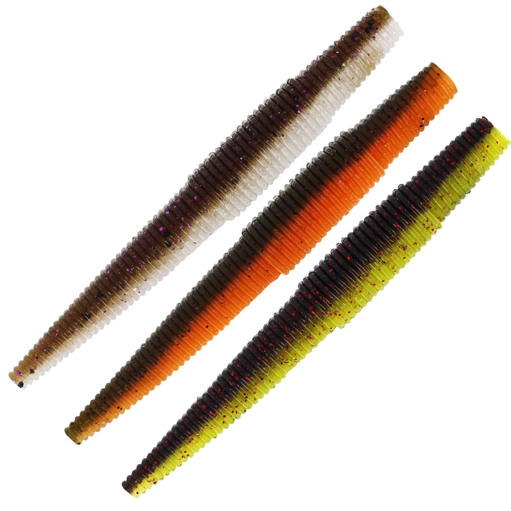 Westin Ned Worm - Gummi-Wurm 11cm - 7g - Dark Water Mix